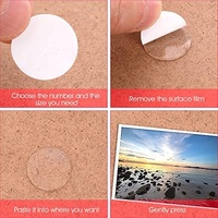 HLK Almohadillas Adhesivas Circulares de Espuma Nano Acrílica EVA de Alta Resistencia, Tamaño Personalizado, Hojas Adhesivas Troqueladas, Puntos Adhesivos de Doble Cara