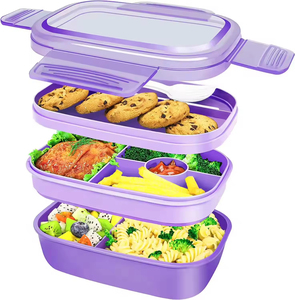 Wholesale High Quality Portable <b>Microwave</b> Safe <b>Lunch</b> <b>Box</b> Students Office Workers' Sealed Fruit & Salad Container Heatable Food - Product Image 4