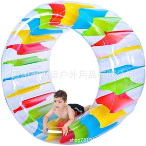 Rodillo Acuático Inflable Colorido 100x60x65cm, Juguete para Exteriores, Material de PVC - Product Image 4