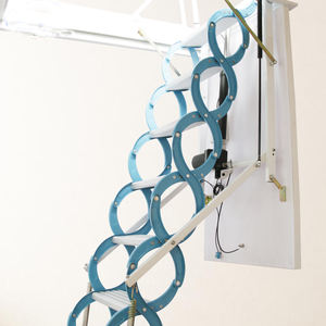 La fábrica profesional suministra directamente la <span class=keywords><strong>escalera</strong></span> eléctrica <span class=keywords><strong>de</strong></span> <span class=keywords><strong>aluminio</strong></span> azul interior personalizada del ático - Product Image 4