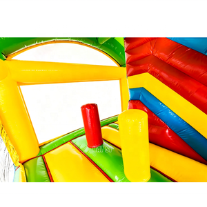 Nouveauté : Château gonflable dinosaure avec toboggan, pour usage commercial et location, unité combinée gonflable - Product Image 4