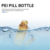 TGZUO PEI Flacon à médicaments étanche industriel OEM, pendentif décoratif CNC de précision, mini boîte à pilules d'urgence de poche EDC