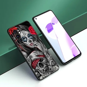 1000 + designs personnalisé crâne squelette fleurs silicone Sublimation coque de téléphone pour OnePlus 7T 8 9 10 11 Nord 2 CE3 Lite N10 N100 N20 - Product Image 4