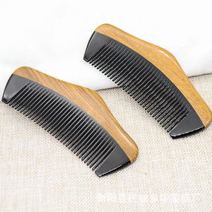 Peigne en bois de santal 10-15 cm, brosse à cheveux pour massage du cuir chevelu, pour la population générale - Product Image 3