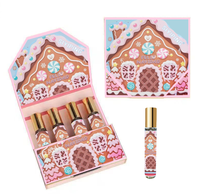 Vente en gros de parfum de maquillage de Noël parfum floral ensemble de parfum naturel longue durée 4 pièces dans 1 boîte de parfum Navideno