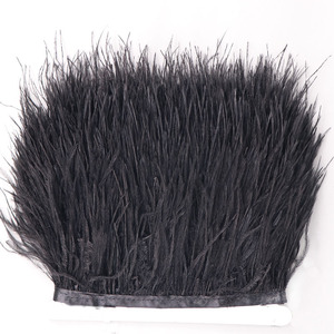 Franges et garnitures en <span class=keywords><strong>plumes</strong></span> <span class=keywords><strong>d</strong></span>'<span class=keywords><strong>autruche</strong></span> pour la couture et l'artisanat - Product Image 3