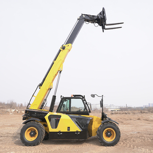 고르지 않은 옥외 건설 지형을 태클하는 4WD 텔레스코픽 지게차 - Product Image 2
