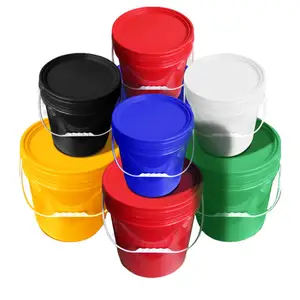 1L-33L Plastic Pail Pack Bucket Food Grade 5 Gallon Bucket With Lid and Handle