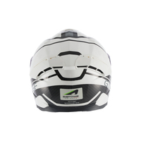 Casques ASTONE Nouveau casque de moto intégral Speedster blanc en fibre de verre - Prix compétitif Qualité supérieure