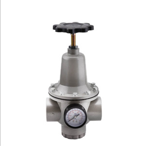 Vanne de réduction de pression d'air longue QTY-40 1/4 pouce avec manomètre pneumatique - Product Image 1