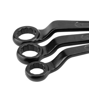 Clé à douille noire à pointe profonde, robuste, à extrémité unique, à poignée droite, 12 pans, 27-75 mm, en acier au carbone - Product Image 3