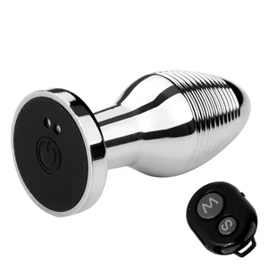 Vibromasseur <span class=keywords><strong>Anal</strong></span> en acier inoxydable pour femmes <span class=keywords><strong>Plug</strong></span> Permanent choc électrique godemichet <span class=keywords><strong>Anal</strong></span> télécommande jouets sexuels Juguetes Sexuales - Product Image 1