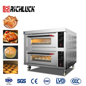 Horno Eléctrico Industrial de Dos Niveles y Dos Bandejas, 220V, Equipo para Hornear Pan, Pizza y Pasteles para Hoteles, Restaurantes y Panaderías, Directo de Fábrica - Product Image 1