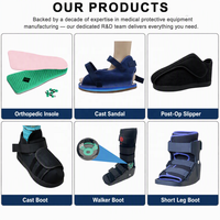 Botte de rééducation orthopédique pour fractures, avec soutien jambe-cheville-pied, orthèse de marche