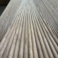 Revêtement en bois flexible de qualité commerciale pour les intérieurs de restaurants et de cafés