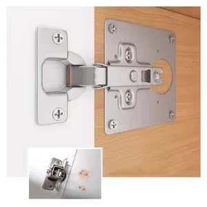 Stainless Steel Hinge Fixing Plate Cabinet Door Repair Plate Repair Artifact Hinge Repair Plate