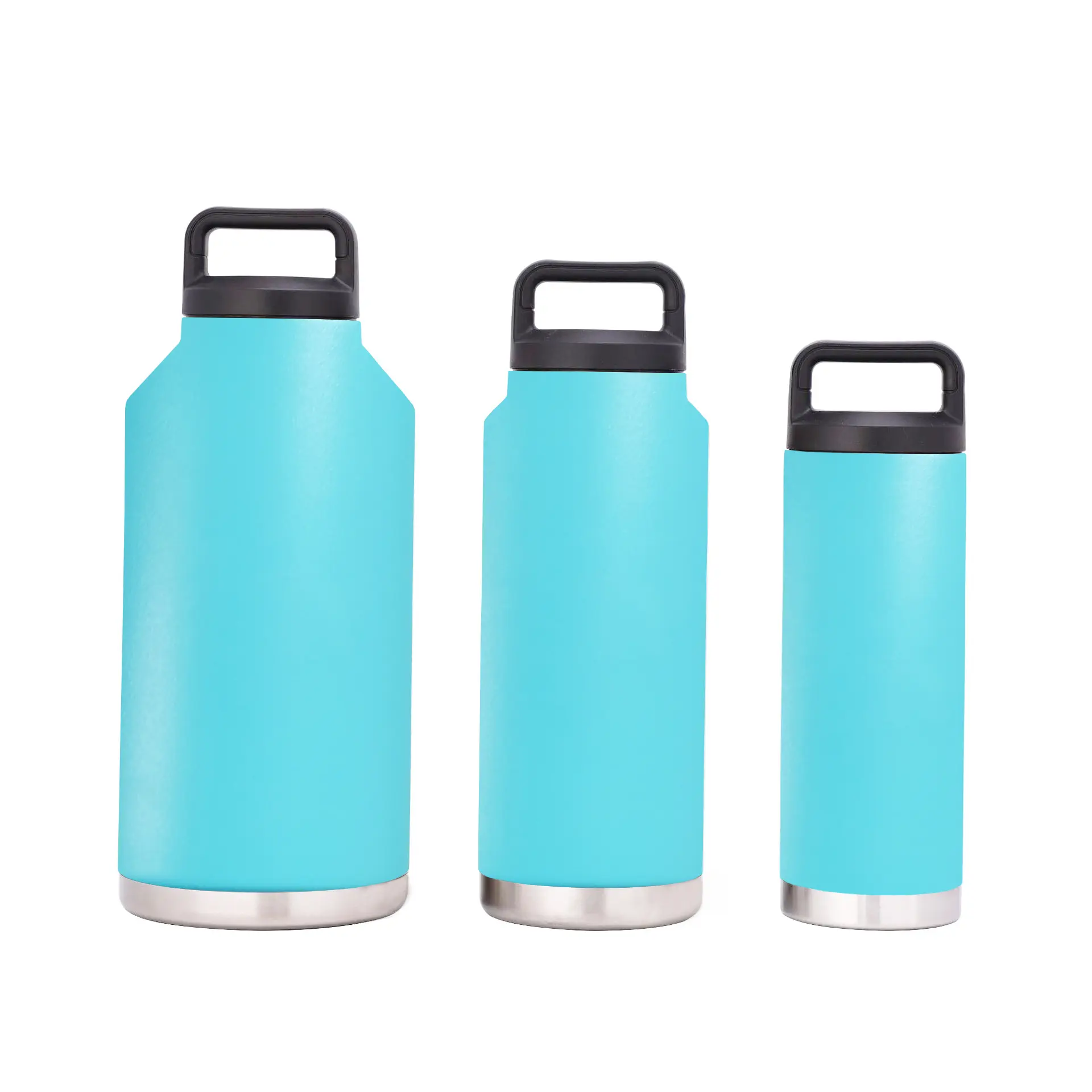 2023 Custom 18oz 36oz 64oz Double Wall Vacuum Insulated Stainless Steel Powder Coated Dishwasher Safe Vacuum Thermo Water bottle