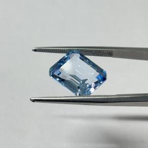 Espinela Cultivada en Laboratorio, Corte Esmeralda Octogonal, Piedras Preciosas Sueltas Facetadas para Joyería, Azul, de 4x6 a 15x20, Color Azul Certificado - Product Image 3