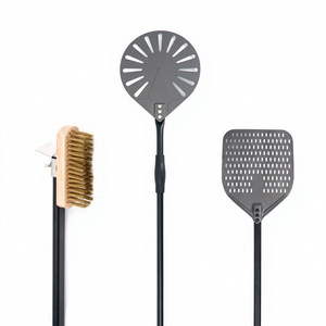 ที่ดีที่สุดขายเบเกอรี่อลูมิเนียมรอบเปิด Perforated พิซซ่า Peel - Product Image 1