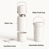 Chauffe-biberon portable détachable Babytop, multifonctionnel, électrique, à température constante, qualité alimentaire, sans BPA, Babytop