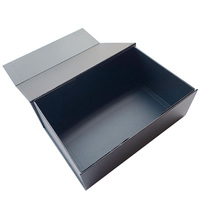 Boîte cadeau pliable magnétique en carton rigide avec logo personnalisé, doublure en éponge, laminage mat, gaufrage, biodégradable, recyclable, MOQ 500 pièces