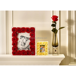 Ngày Valentine Quà Tặng Acrylic Bất Tự Nhiên Bất Tử Mãi Mãi Vĩnh Cửu Bảo Quản Hoa Hồng Fleur Khung - Product Image 5