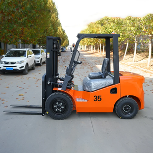 Miễn phí vận chuyển 3.5ton bánh xe diesel <span class=keywords><strong>Pallet</strong></span> xe nâng trang trại thủy lực Stacker xe nâng xe tải kho ngồi xe nâng diesel - Product Image 1