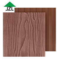 JZL Offre Spéciale Moderne 3D Texture Bois WPC Terrasse Imperméable Extérieur PVC Bambou Teck Matériau Composite Cours Jardins 18mm