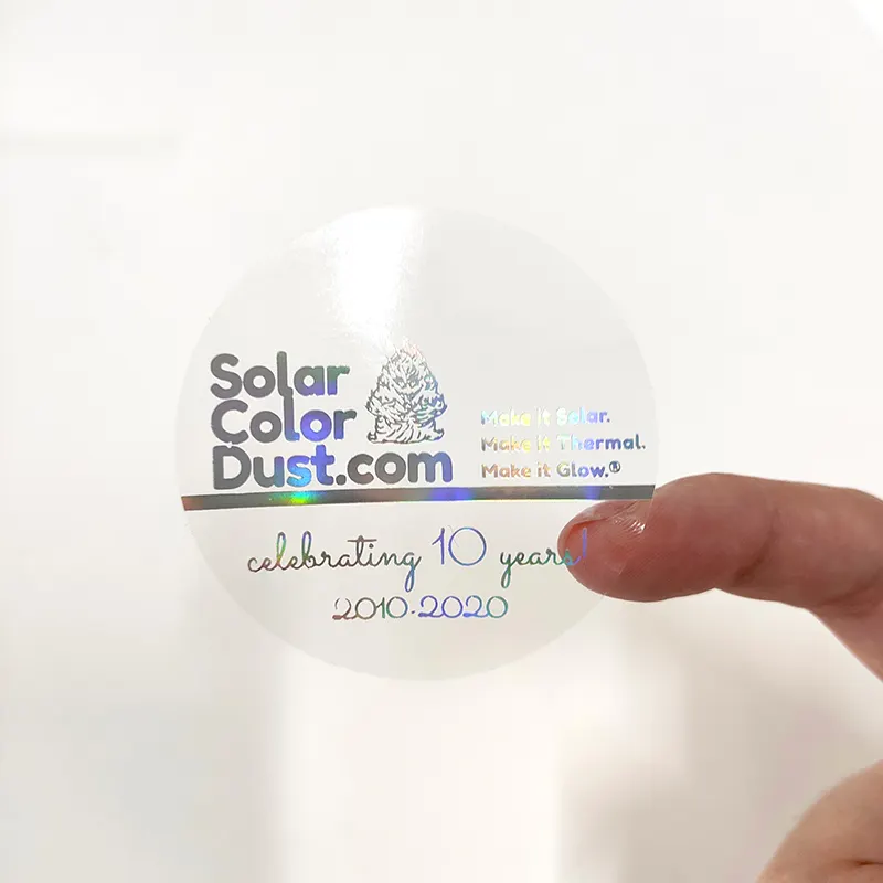 Impressora a laser transparente logotipo gravado etiquetas cortadas papel claro adesivo