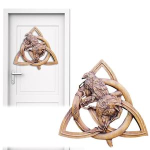 Dioses paganos nórdicos tallados WJB38 runa nórdica decoración colgante <span class=keywords><strong>de</strong></span> pared decoración del hogar puerta adornos <span class=keywords><strong>de</strong></span> resina - Product Image 4