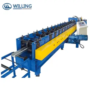 Hangzhou automatic mental profile c z interchangeable different size steel purlin adjustable roll forming machine