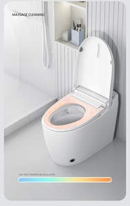 Inodoro Inteligente con Tapa Abatible Automática y Calefacción, Bidé Sifónico Transfronterizo de Una Pieza para Uso Doméstico, ¡Gran Venta! Certificado CE - Product Image 5