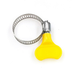 Hose Clamp With Plastic Handle Type 16-25 C1T27 For Pipe Water Gas Fixing - Product Image 5