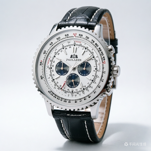Reloj Paulareis, Elegante y Lujoso, Antiguo, Automático, Mecánico, de Acero Inoxidable, con Correa de Cuero Genuino Negro, Resistente al Agua - Product Image 2