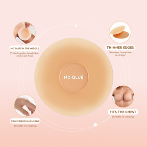 RN015 Super Hot New Trend <strong>Double</strong> Protection Silicone Grippy Nipple Cover Form <strong>Patent</strong> Factory - Product Image 2