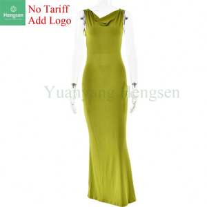 ชุดเดรสสำหรับงานพรอมฤดูร้อนของผู้หญิงชุดเดรสแม็กซี่แบบยืดได้ - Product Image 3