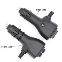 Adaptateur de chargeur de voiture DC 12/24V Starlink Mini DC vers DC mâle, prise allume-cigare de voiture, connecteur de prise d'alimentation DC automatique avec lumière LED rouge