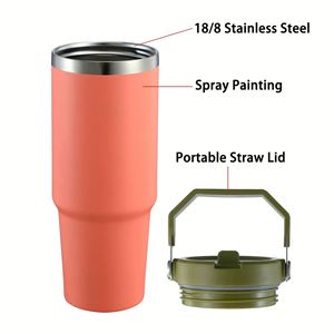 Vente en gros de gobelets isothermes personnalisés en acier inoxydable à double paroi de 20 oz/30 oz pour boire du café - Product Image 4