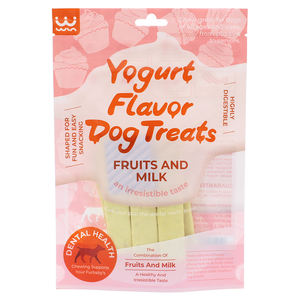 Fábrica OEM Sabor a yogur sabroso Perro Rebanada dental Masticables Golosinas Venta al por mayor Comida para mascotas Snacks de pollo Golosinas de hueso de perro de alta proteína - Product Image 5