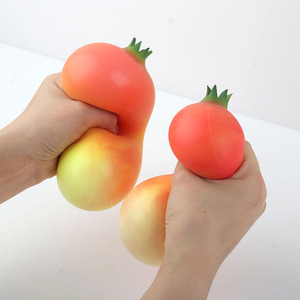 ของเล่นบีบคลายเครียดรูปทับทิม TPR ขนาด 9 ซม. ของขวัญสร้างสรรค์สำหรับเด็กและผู้ใหญ่ เพื่อความสนุกและอารมณ์ดี - Product Image 2