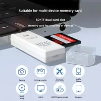 Lecteur de cartes externe multifonction USB 3.0 haute vitesse tout-en-un pour cartes SD TF, smartphone, ordinateur, appareil photo, drone, matériau ABS