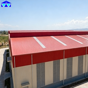Edificio de taller con estructura de acero reforzado, taller de maquinaria pesada preingenierizado para Ghana - Product Image 4