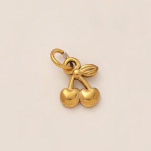 Chaîne en acier inoxydable DIY de base, 5 mm, avec pendentif série végétale Daquan, collier d'amour, plaqué or 18 carats sous vide, fil de bijouterie - Product Image 5