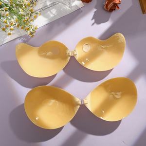 2024 Finetoo femmes étanche à la transpiration sans couture coquille Style haute qualité <span class=keywords><strong>Silicone</strong></span> adhésif push-up Invisible <span class=keywords><strong>soutien</strong></span>-<span class=keywords><strong>gorge</strong></span> en gros - Product Image 2