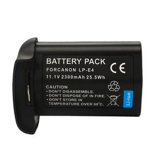 Batería para Cámara LP-E4 de 2300mAh para Canon EOS-1Ds Mark III EOS-1D Mark IV, Certificación CE RoHS, Venta al Por Mayor, Celdas de Primera Calidad - Product Image 1