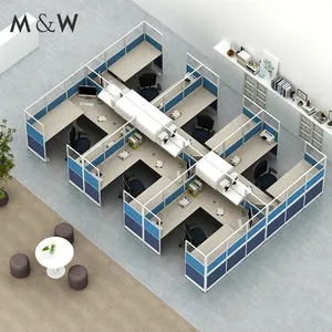 Fabrika doğrudan modüler özelleştirilmiş bölme panosu kumaş hücresel ofis iş istasyonu