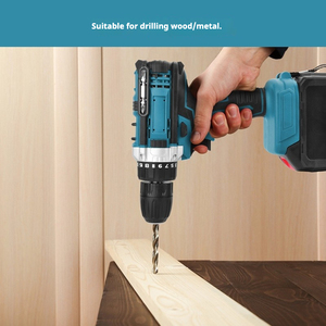 Rechargeable 21v Cordless Impact Drill Machine All-In-One Screwdriver Li-Ion Battery Multi-function <b>Tool</b> Kit Set One Cordless Dr - Product Image 5