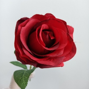 Vente en gros de fleurs artificielles à tige unique BX1001-I rose mariage maison Offre Spéciale d'usine colorée roses en vrac à bas prix - Product Image 1