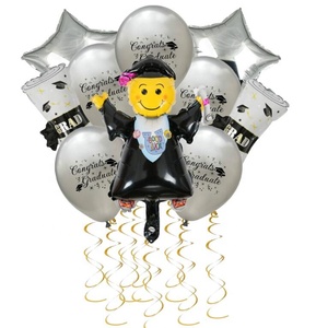 Globos para Fiesta de Graduación, Decoraciones de Felicitación, Globos con <span class=keywords><strong>Gorro</strong></span> de Doctor, Globos con <span class=keywords><strong>Diploma</strong></span>, Artículos para Fiesta de Graduación - Product Image 4