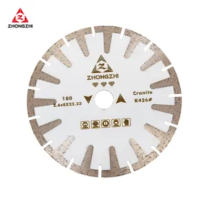 Concave Curved Diamond Blade For Granite Marble Continuous Turbo Rim